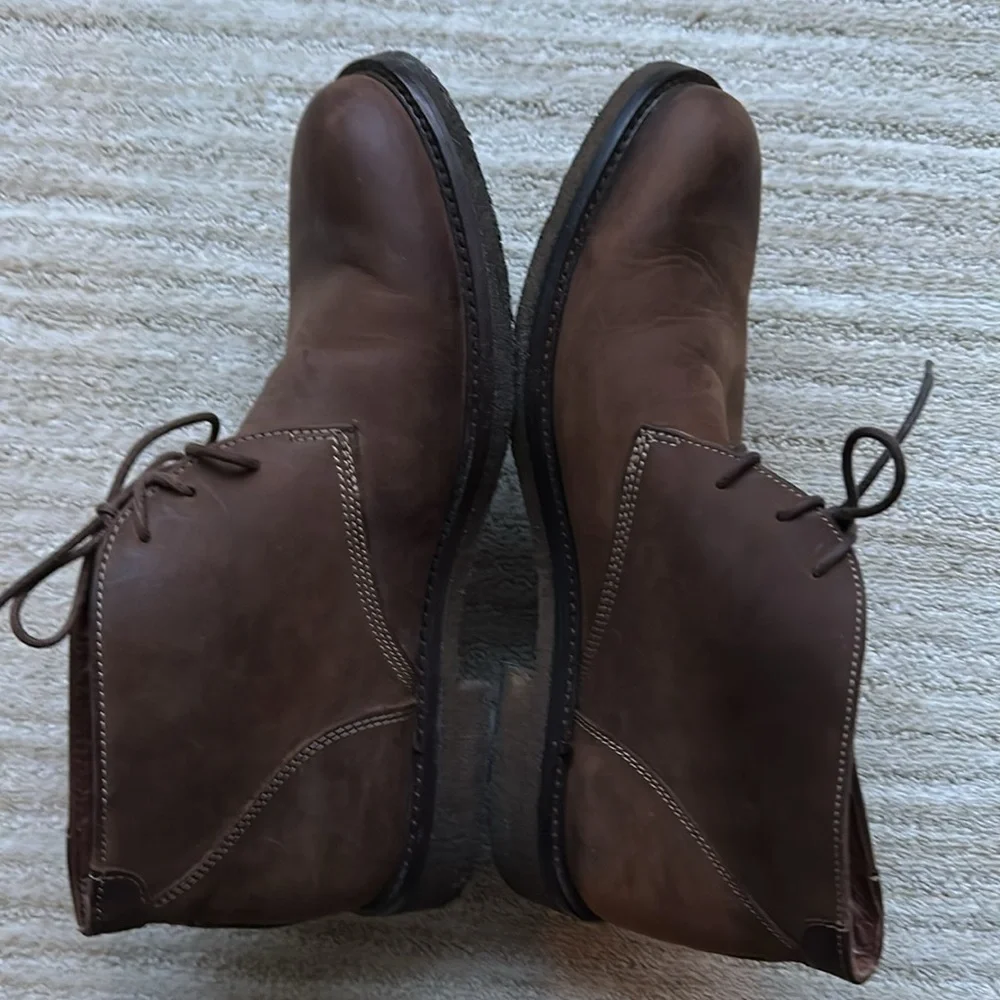 Johnston & Murphy Copeland Chukka Boot Tan Oiled Full Grain Size 8